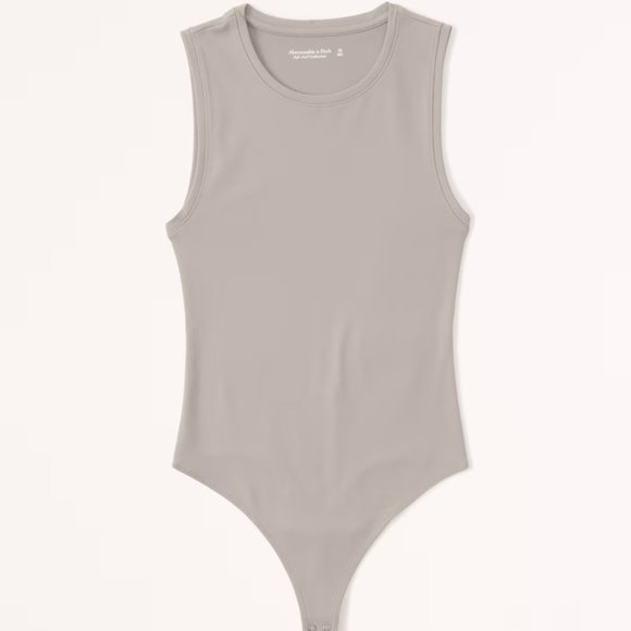 Abercrombie & Fitch Tops - Abercrombie & Fitch Seamless Fabric Tank Bodysuit - Small, Taupe